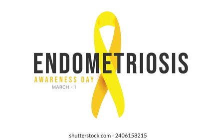 Endometriosis Awareness Day. background, banner, card, poster, template. Vector illustration.