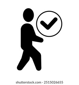 endorse concept line icon. Simple element illustration. endorse concept outline symbol design.