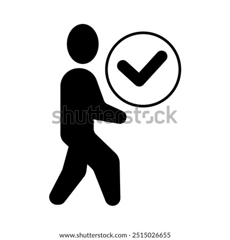 endorse concept line icon. Simple element illustration. endorse concept outline symbol design.