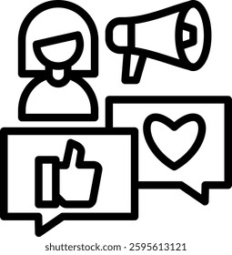 Endorse Icon Element For Design And Vector