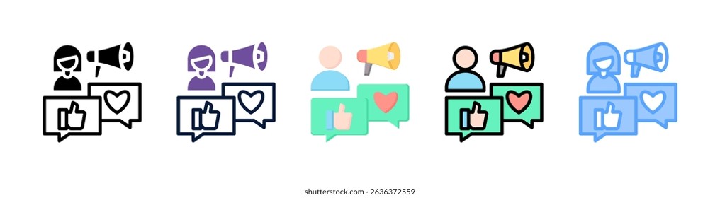 Endorse Icon Element For Design And Vector