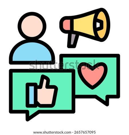 Endorse Icon Element For Design And Vector