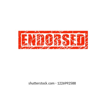 Endorsed Red Stamp