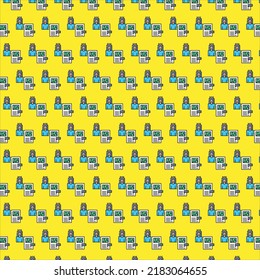 Endorsement and comment icon pattern design 