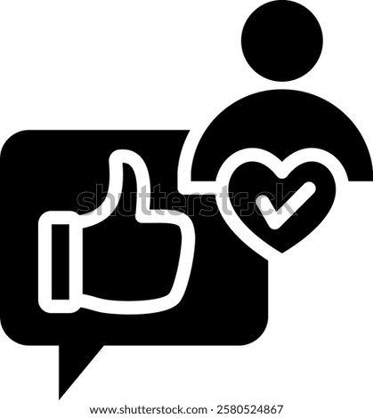 Endorsement Icon Element For Design