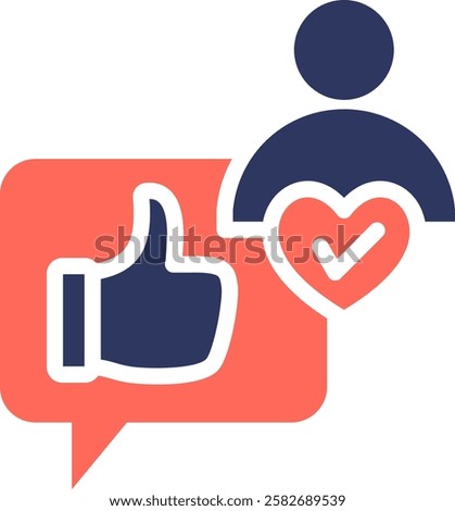 Endorsement Icon Element For Design