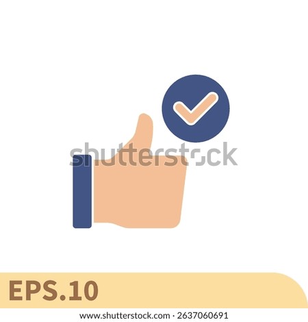 endorsement icons  symbol vector elements for infographic web