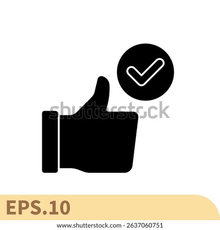 endorsement icons  symbol vector elements for infographic web