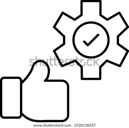 Endorsement Vector Line Icons Design