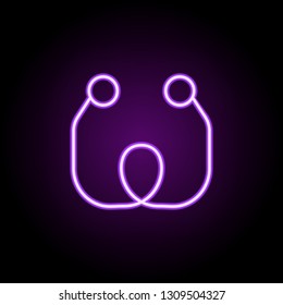 endoscope doctor control icon. Elements of web in neon style icons. Simple icon for websites, web design, mobile app, info graphics