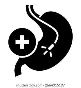 Elemento De Icono De Centro De Endoscopia Para Diseño