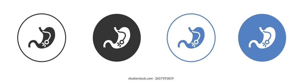 Endoscopy icon logo graphic designs