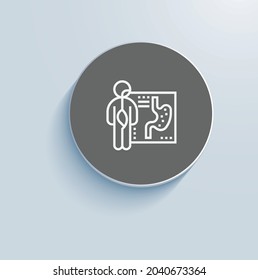 Endoscopy Suite Icon Vector Design