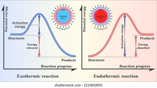 Una reacción endotérmica y exotérmica es una reacción química que implica la liberación de energía en forma de calor o luz.