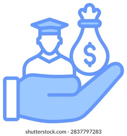 Endowment Icon Element For Design