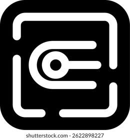 Design de Ícone de Vetor de Linha de Ponto de Extremidade