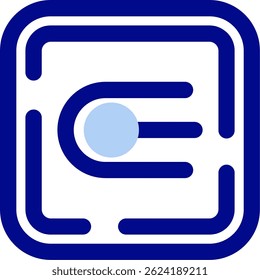 Diseño de ícono de Vector de línea de extremo