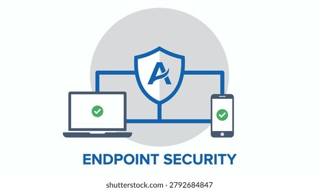 Endpoint Security Agent Protecting Laptop and Mobile