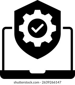 Endpoint Security Icon Mixed Vector Illustration