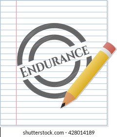 Endurance drawn in pencil