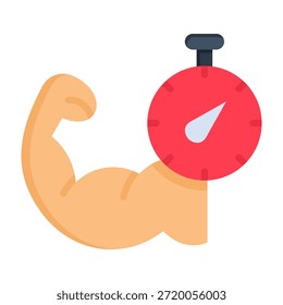 Icono de resistencia Ilustración vectorial de estilo plano