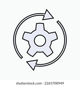 Ausdauersymbol. Stärke, Ergebnis-Symbol ausführen.