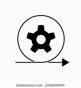 Ausdauersymbol. Stärke, Ergebnis-Symbol ausführen.