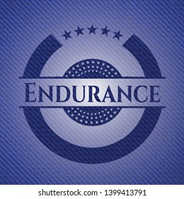 Endurance jean background. Vector Illustration. Detailed.
