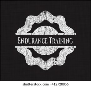 Emblema de pizarra de entrenamiento de resistencia