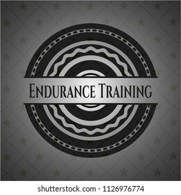 Endurance Training realistic dark emblem