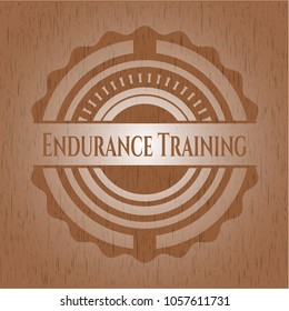 Endurance Training realistic wood emblem