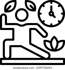 Endurance Vector Linear Icon Design