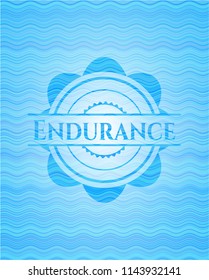 Endurance warer concept style emblem.