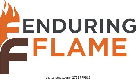 Enduring Flame candle typography t-shirt design vector illustration for memorial spiritual hope and persistence of spirit projects on transparent background.