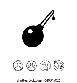 Enema and Drop Icon