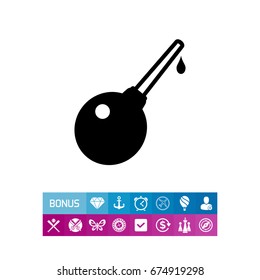 Enema and Drop Icon