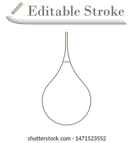 Enema Icon. Editable Stroke Simple Design. Vector Illustration.