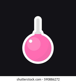 enema icon, sticker. vector illustration