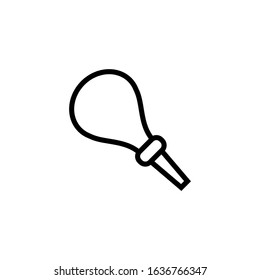 Enema icon vector in linear, outline style isolated on white background, Vector icon eps 10