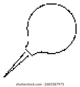 ícone de pixel enema, 8 bits. Ilustração isolada de vetor.