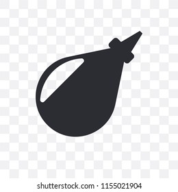Enema vector icon isolated on transparent background, Enema logo concept