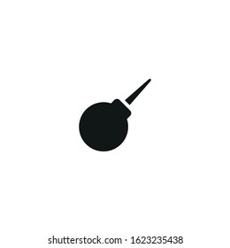 enema vector icon on white background