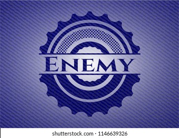 Enemy badge with jean texture