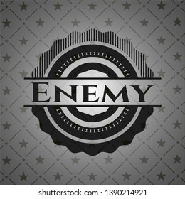 Enemy Black Badge Vector Illustration Detailed Stock Vector (Royalty ...