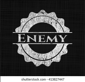 Enemy chalkboard emblem