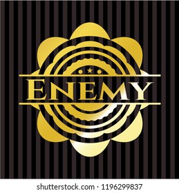 Enemy gold shiny badge
