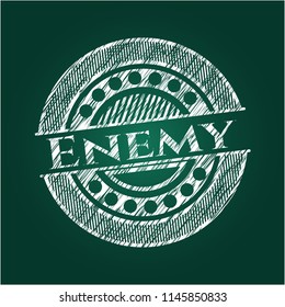Enemy on blackboard