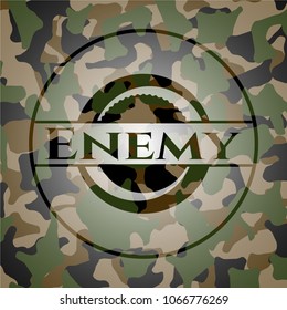  Enemy on camo pattern