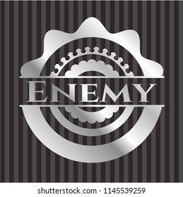Enemy silver emblem or badge