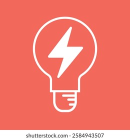 Enengy light bulb vector design